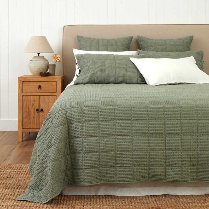 Wallace Cotton Sloane Cotton Waffle Quilt image number 0